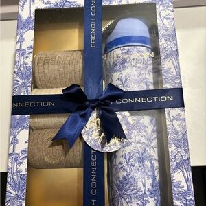 French Connection Blue and Brown Accent Set